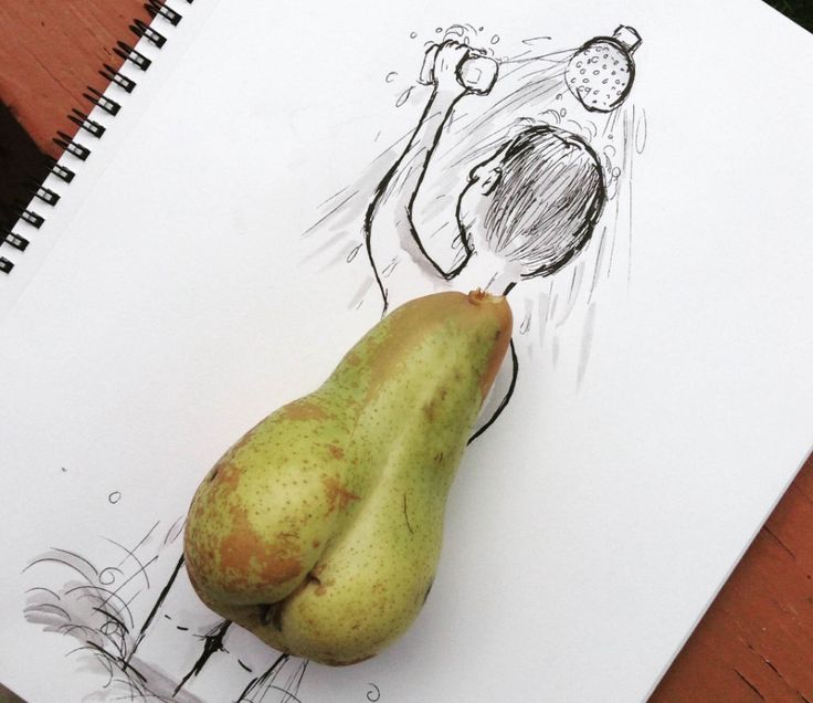 Buah dan Sayur di tangan seorang seniman menjadi karya yang menakjubkan